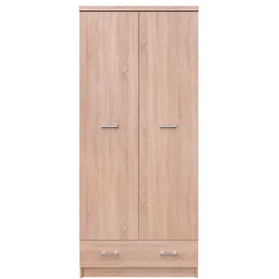Produktbild von Kondela Zweitüriger Kleiderschrank Topty Typ 30 2D1S – Sonoma-Eiche