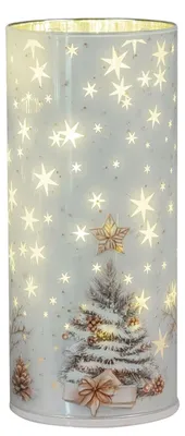 Produktbild von formano LED Deko-Licht drehend Glas mit Timer 20 cm 6h/18h Weihnachten