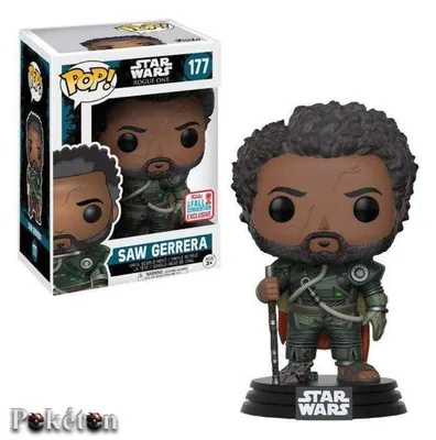 Productafbeelding van Star Wars - Saw Gerrera 177, exclusief voor de herfstconventie van 2017 - Funko Pop! - Vinyl
