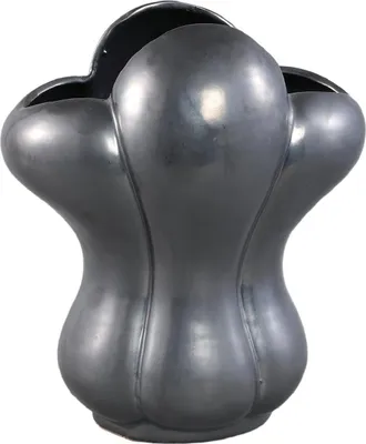 Produktbild von PTMD - Vase Mellie - Schwarz - 29 x 22 x 33,5 cm