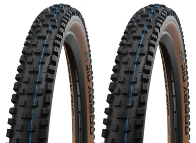 Produktbild von 2x Schwalbe Nobby Nic SuperRace 62-622 schwarz / transparent TL-Easy E50 29x2.40