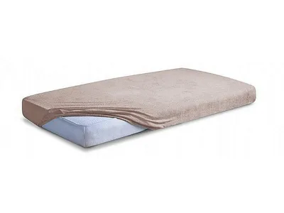 Obrázek produktu pro Prostěradlo froté 120x60cm hnědá