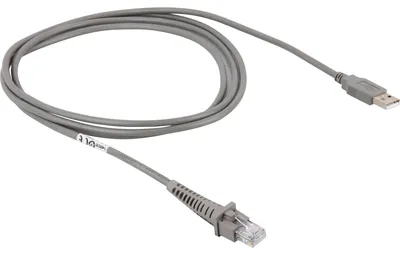 Obrázok produktu pre Datalogic USB Straight Cable (CAB-426), USB kábel, USB A, Priamy, 1,7 m, Datalogic, QuickScan M2130; QuickScan L D2330; Touch 65 Light, 65 PRO, 90 Light, 90 Pro