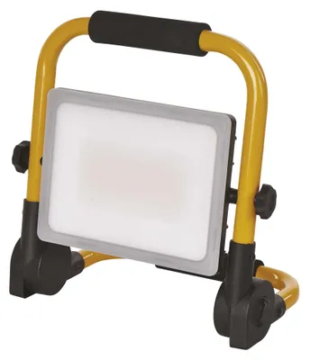 LED reflektor ILIO přenosný, 51 W, černý/žlutý, neutrální bílá