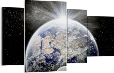 Produktbild von Bild auf Leinwand - Leinwandbild - Astronomie galaxie abstraktion - 120x70cm - Wand Bild - Wanddeko - Leinwanddruck - Bilder - Kunstdruck - Wanddekoration - Leinwand bilder - Wandkunst - DL120x70-2328