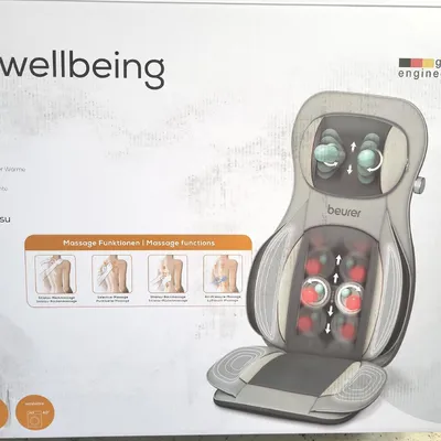 Zdjęcie produktu dla BEURER Poduszka do masażu Shiatsu 35 W Funkcja ogrzewania Podczerwień 3-stopniowy timer MG 320