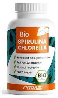 Produktbild von ProFuel SPIRULINA & CHLORELLA (600 Presslinge)