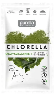 Produktbild von Purella Chlorella Pulver 21g - Proteinreich & Reinigend