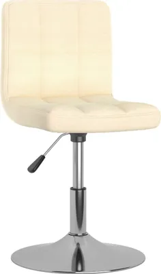 Produktbild von vidaXL Esszimmerstuhl Drehbar Creme Stoff
