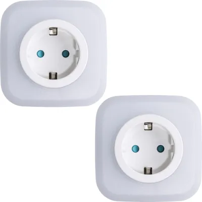 Produktbild von 2x LED Nachtlicht Steckerleuchte Dämmerungssensor mit USB-C SEBSON