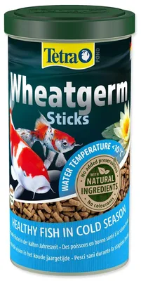 Productafbeelding van Tetra Pond Wheatgerm Sticks, voer voor vijvers, 1 liter