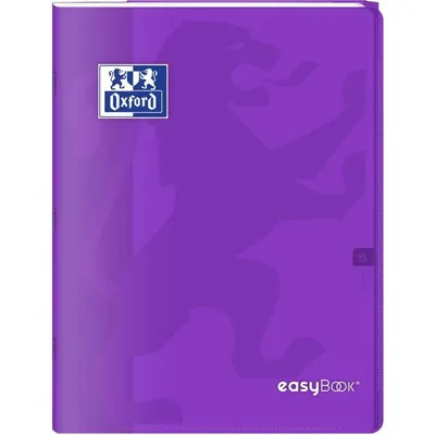 Zdjęcie produktu dla Zeszyt zszywany OXFORD Easybook - 24 x 32 cm - 96 kartek - 90 g - fioletowy
