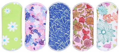 Produktbild von Menstruationskissen, wiederverwendbar, wasserdicht, Bambuskohlefaser-Tuch, waschbar, für Damen, H1-H5