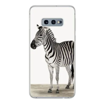 Produktbild von MuchoWow® Handyhülle Schutzhülle Hülle für Samsung Galaxy S10e Zebra - Mädchen - Tiere - Kinder - Jungen Silikon Softcase Handy Hülle - Handy