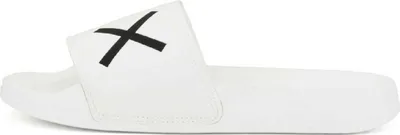Produktbild von SUN68 Slippers LOGO - Herren Sandalen Pantoletten Slides Badesandalen Weiß X35102-01 , EU 43