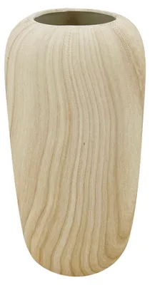 Obrázok produktu pre Keramická váza Selva 12,5x12,5x24,5 cm, - dekor dreva