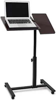 Produktbild von Famanu Laptop-Tisch mit Rollen - Höhenverstellbar - Schwarz