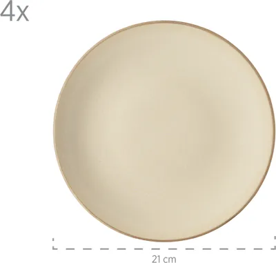 Immagine prodotto di Mäser 931736 Servizio combinato Ossia per 4 persone, gres, grigio (1 set, 16 pezzi)