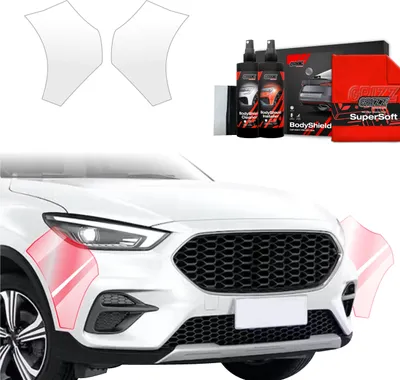 Produktbild von 2in1 Schutzfolie für Stoßstange - MG ZS Classic (2019-2025) Grizz Protector