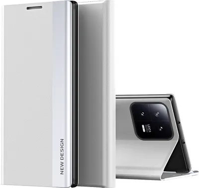 Immagine prodotto di Custodia Xiaomi 13, Custodia Flip Stand magnetica in Finto cuoio per Xiaomi 13 Bianco