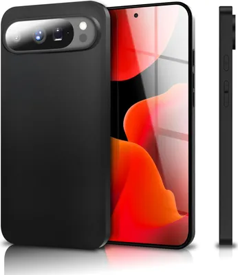 Produktbild von Hülle "Strider" für Google Pixel 10 Pro - Matte TPU Schutzhülle, 1,28mm Dünn, Staubschutz Tasten, Soft Touch - Schwarz