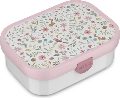 Produktbild von Mepal - Brotdose Campus - Bento Box Kinder Little Dutch - Brotdose mit Fächern & Gabel - Meal Prep Box mit Clip-Verschluss - BPA-frei & Spülmaschinenfest - 750 ml - Fairy Wonders