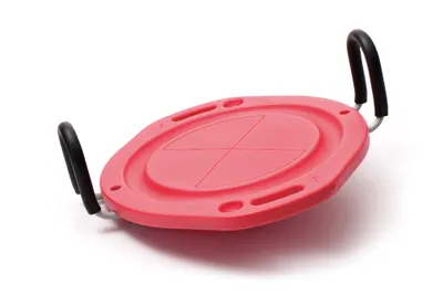 Produktbild von Weplay KP2003.1 Rotationsbrett, Balance Board rot mit 2 Griffen, Größe S, rot