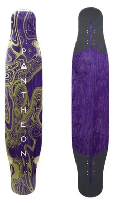 Produktbild von PANTHEON Deck Tandava 2 Dancer - Skateboard aus 6-lagigem Ahorn + Fiberglas - Lila - Ideal für Tricks, Freestyle und urbane Mobilität - Perfekt für Anfänger und Fortgeschrittene