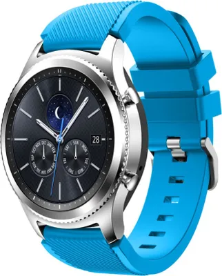 Produktbild von Strap-it Samsung Gear S3 Classic / Frontier Armband Silikon (Hellblau)