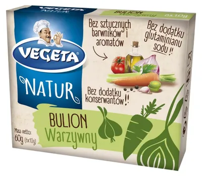 Produktbild von Vegeta Rosół Warzywny Natur Naturalny 60 g