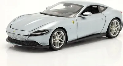 Immagine prodotto di Modellino dell'auto Ferrari Roma grigio in scala 1:24 BBURAGO