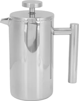 Obrázok produktu pre French Press Pot z nehrdzavejúcej ocele Dvojvrstvový prenosný french press kávovar pre domáce vonkajšie kempovanie 1000ml