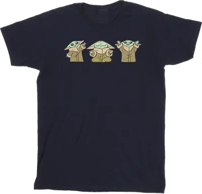 Produktbild von Star Wars - "The Mandalorian" T-Shirt für Herren BI47478 (S) (Marineblau)
