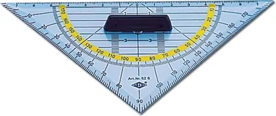 Produktbild von Geometrie-Dreieck mit abnehmbarem Griff 160mm Packung mit 10 Stück