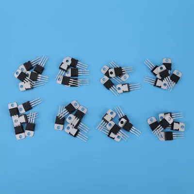 Produktbild von 40-teiliges Transistor-Sortiment, Signal-Breitbandverstärkungs-Transistor, 8 Arten JFET 7805 7809 7812 7815 7905 7912 7915 LM317 Transistor