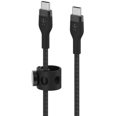 Produktbild von Belkin Flex USB-C/USB-C bis 60W 2m, schwarz         CAB011bt2MBK