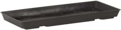 Produktbild von Universal rectangular saucer S 40cm  anthrazit