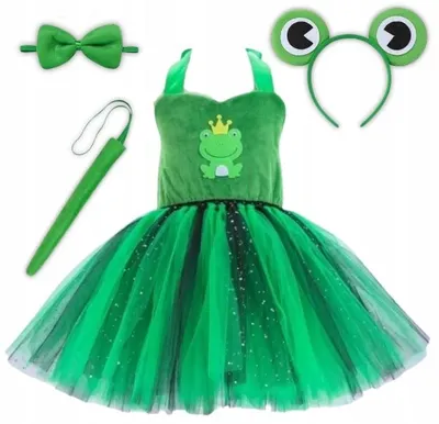 Produktbild von Hopki Frosch Kostüm Mädchen Tutu Karneval 116/122