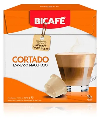 Obrázek produktu pro BICAFE Cortado, kapsle kompatibilní se systémem Dolce Gusto - 16 kusů