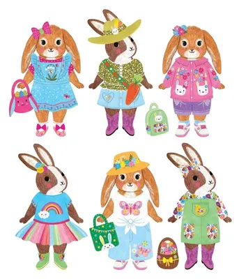 Produktbild von Mudpuppy Magnetische Kleidung: Hase und Kaninchen