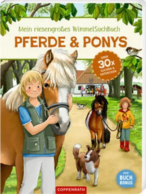 Image de Mein riesengroßes WimmelSuchBuch: Pferde & Ponys