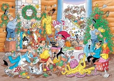 Produktbild von Jan van Haasteren - Ein wolliges Weihnachten (500 Teile), 500 Stück(e), Humor, 15 Jahr(e)