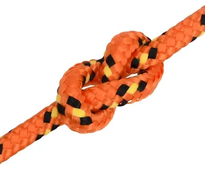 Produktbild von Bootsseil Polypropylenseil Tauwerk Flechtleine Schnur für Boote Garten Camping und Outdoor reißfest wetterbeständig Mehrzweckseil 16 mm Orange 250 m