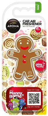 Produktbild von Lufterfrischer für Lüftungsgitter mit Christmas Cookie Duft Manny Christmas