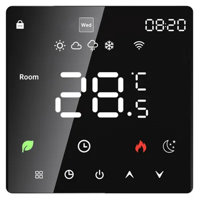 Produktbild von LCD-Display, intelligenter Temperaturregler, elektrischer Warmwasserbereiter, Thermostat mit wöchentlich programmierbarer Funktion