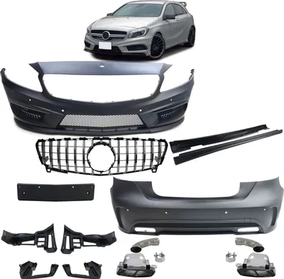 Produktbild von Sport Bodykit Front Heck Stoßstange Grill Schweller für Mercedes A W176