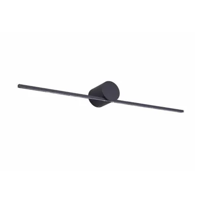 Zdjęcie produktu dla Kinkiet LED CAMARA czarny 6W Neutralna biel 800lm metal wym:7,3x40x5,5cm IP44 Zuma Line