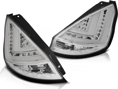 Produktbild von LED Lightbar Rückleuchten für Ford Fiesta MK7 Bj. 13-17 Chrom
