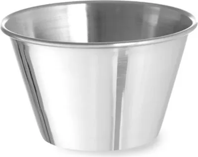 Imagen del producto de HENDI, recipientes para salsas, 175 ml, 85x52 mm, acero inoxidable