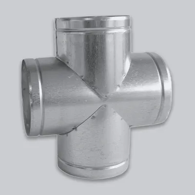 Produktbild von Lüftungsrohr Doppel-T-Stück 90° Ø 160 mm